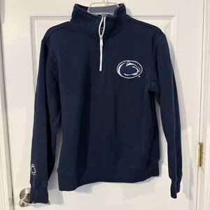 Penn State Navy Zip-Up Sweater